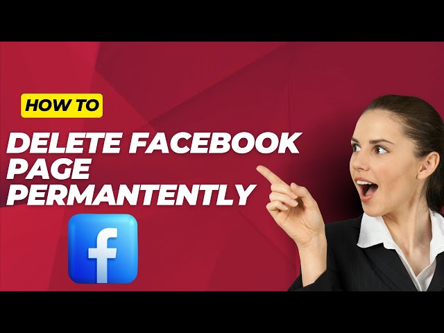 HOW TO DELETE A FACEBOOK PAGE PERMANENTLY : 2024 NEW METHOD