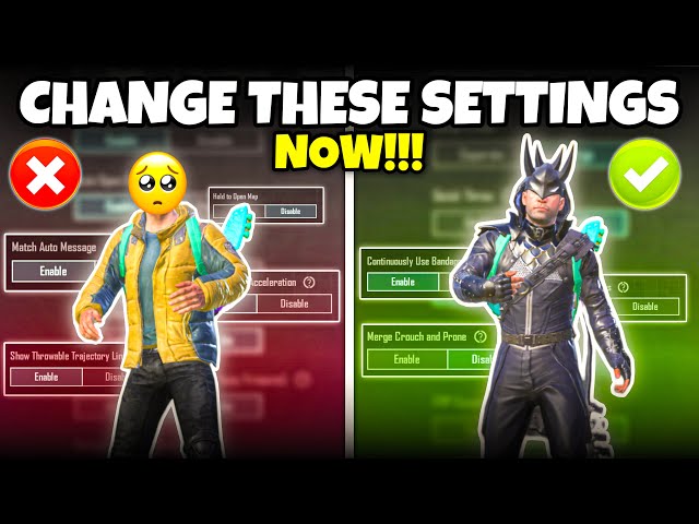 CHANGE THESE SETTINGS NOW THAT ONLY PRO PLAYERS USE🔥AFTER 3.2 UPDATE | Mew2.