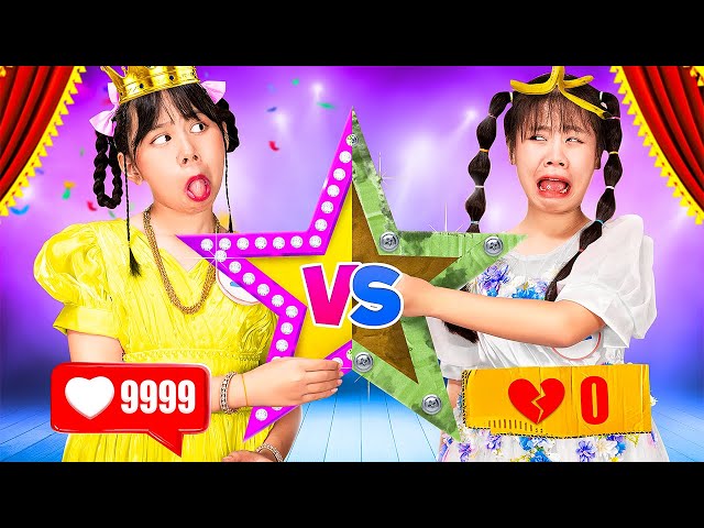 Bad Popular vs Good Unpopular Girl At The Talent Show! - Funny Stories About Baby Doll