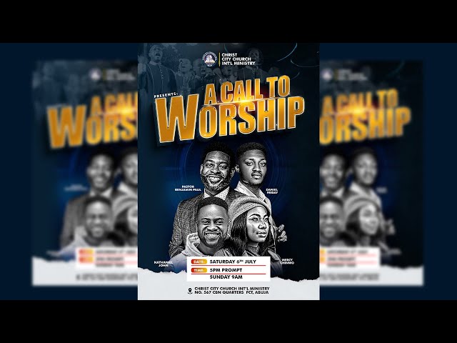 Church Flyer Design in Photoshop | Church Flyer | A Call To Worship | Flyers