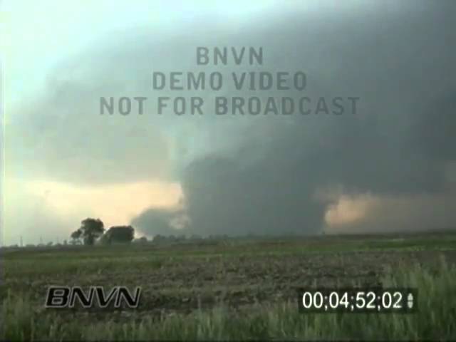 5/30/1998 Spencer, South Dakota F4 Tornado Stock Video.