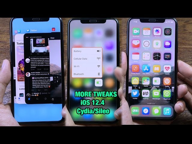 MORE BEST Jailbreak Tweaks iOS 12.4 - Cydia/Sileo