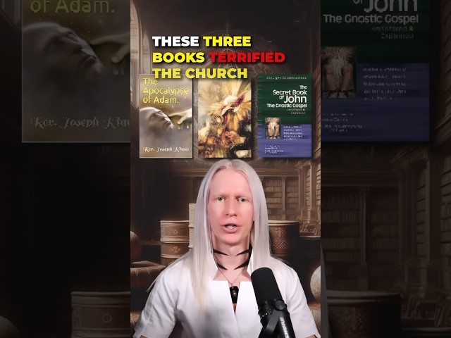 These 3 Books TERRIFIED the Church… #gnostic #hiddenknowledge #occult #god #jesus #mystic