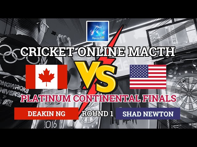【Deakin Ng VS Shad Newton】PHOENIXDARTS Revolution Global Platinum Continental Finals (Round 1 Leg 5)