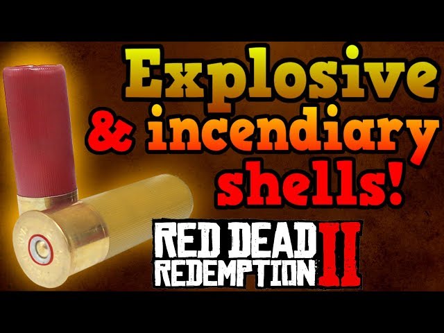 How to get Incendiary and Explosive shotgun shells! - Red dead redemption 2 guides