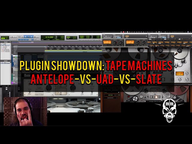 Tape Machine Plugin Comparison: Antelope VS UAD VS Slate