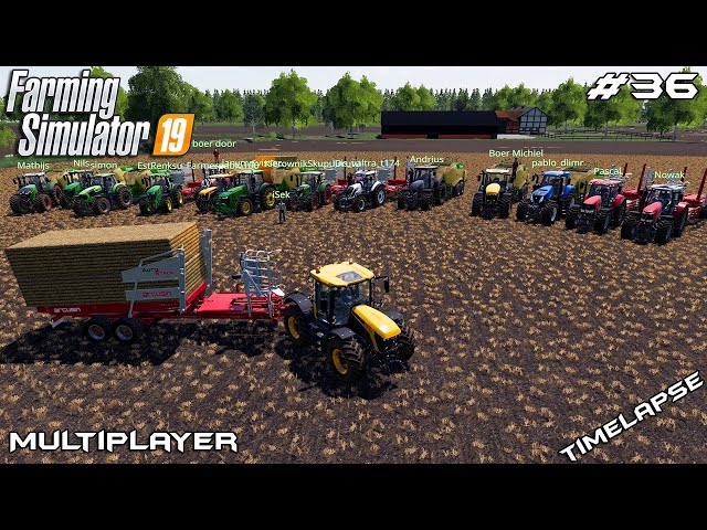 Baling 2020+ straw bales | Pellworm 2k19 | Multiplayer Farming Simulator 19 | Episode 36