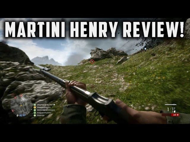 Martini Henry Sniper Review! - Battlefield 1 Scout Class Guide (PS4 Gameplay)