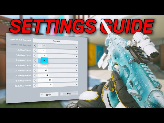 THE ULTIMATE SETTINGS GUIDE! - Rainbow Six Siege Console