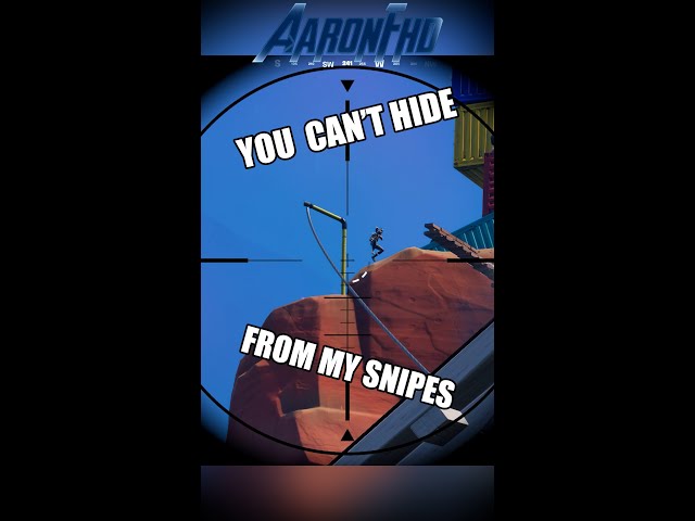 You Can't Hide from my Snipes