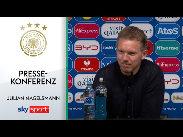 Pressekonferenz des DFB nach dem Spiel GER - DEN mit Julian Nagelsmann