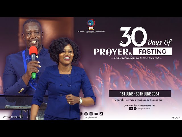 PASTOR JOSEPH BUYUNGO MUWANGUZI | DAY 24 | 30 DAYS OF PRAYER & FASTING | MONDAY EVENING SERVICE