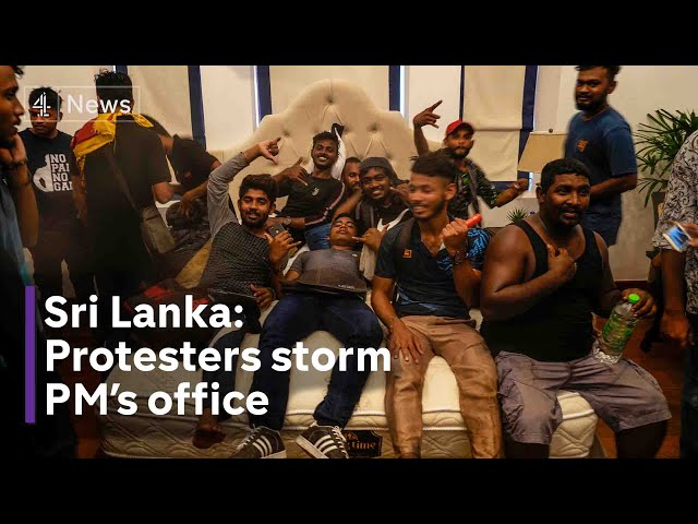 Sri Lanka: Protesters storm PM’s office, as president flees country