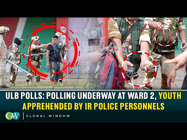 POLLING UNDERWAY AT WARD 2, YOUTH APPREHENED BY IR POLICE PERSONNELS