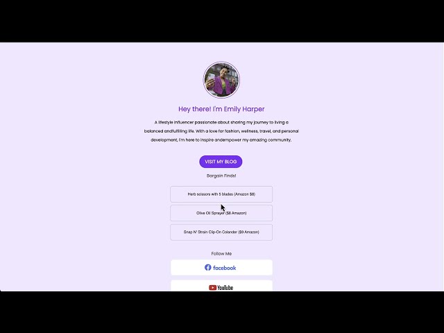 How to create a link-in-bio page for TikTok and Instagram
