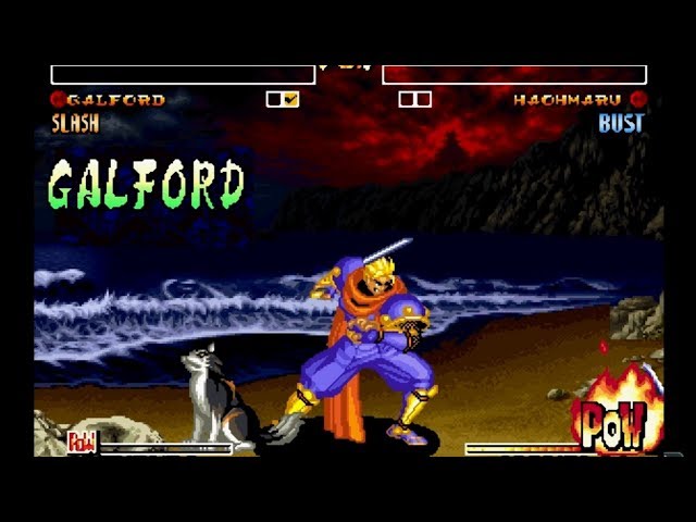 Samurai Shodown IV: Galford playthrough lvl-8 【60fps】
