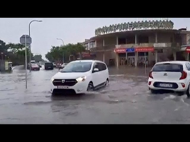 WATCH: Palma de Mallorca airport hit by rainstorm rampage