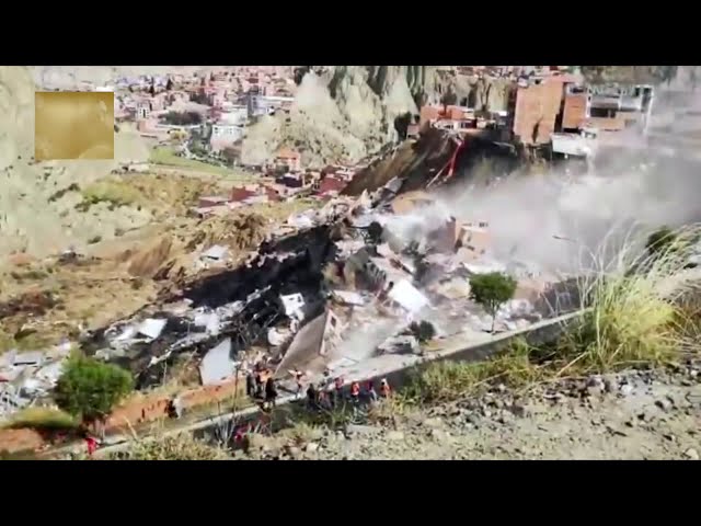 Natural Disaster -  Gliding in La Paz, Bolivia