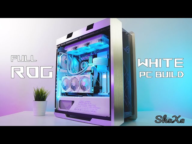 $4000 Php 200K FULL ROG WHITE Gaming PC Time Lapse Build