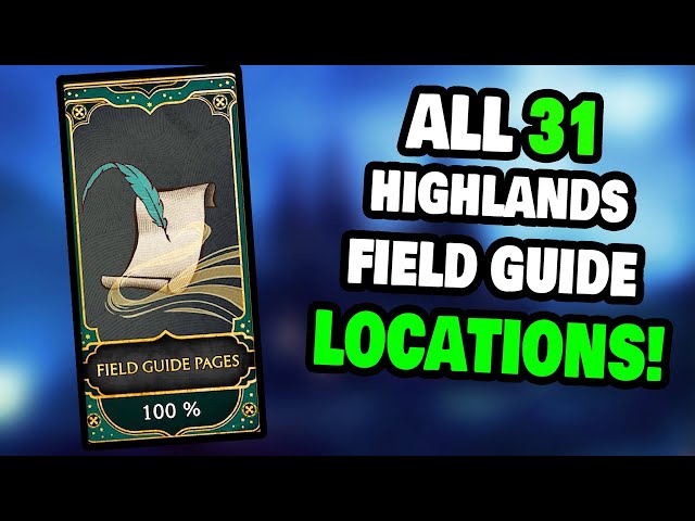 All 31 Field Guide Page Locations in The Highlands in Hogwarts Legacy! (STEP-BY-STEP)