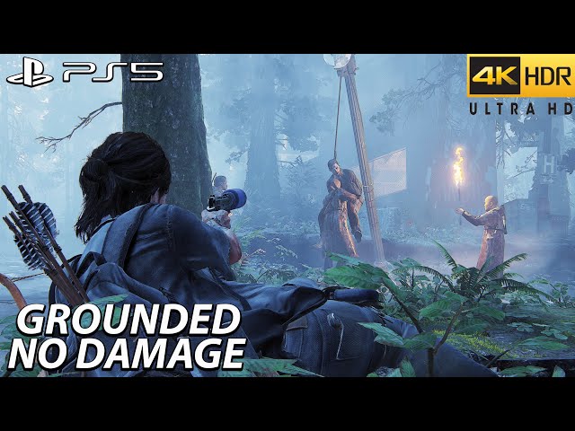 The Last of Us 2 PS5 Aggressive & Stealth Gameplay - The Seraphites ( GROUNDED / NO DAMAGE )