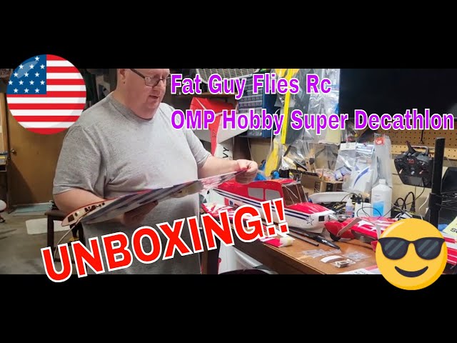 Unboxing of the OMP Hobby Super Decathlon by Fat Guy Flies Rc