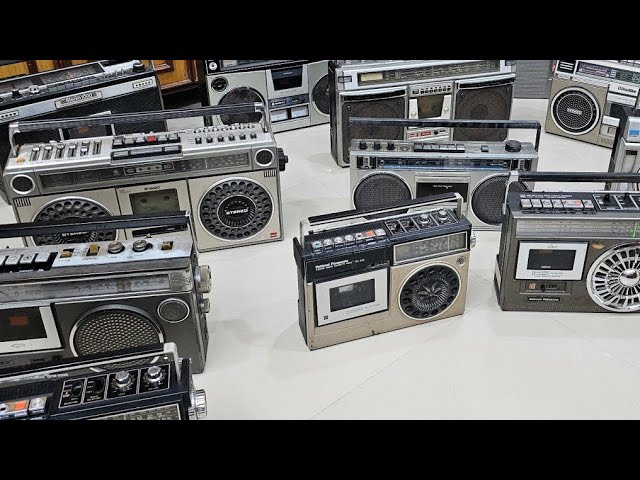 Boombox _&_ TAPE Recorder working condition  made in Japan all company boombox @SanaKhanBalti