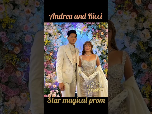 Andrea and Ricci on Star magical prom!🥰 #shorts