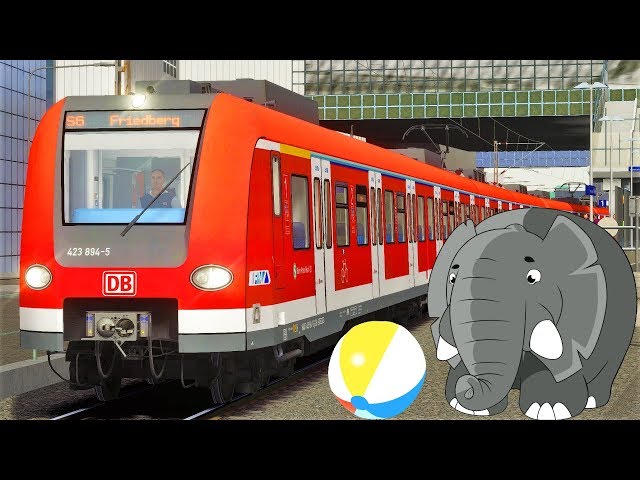 STRECKENSPERRUNG - Elefant im Gleis | TRAIN SIMULATOR 2019 | S-Bahn Frankfurt BR 423 | 3DZUG