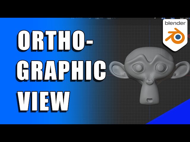 Orthographic Views in Blender 3D (Micro Tip)
