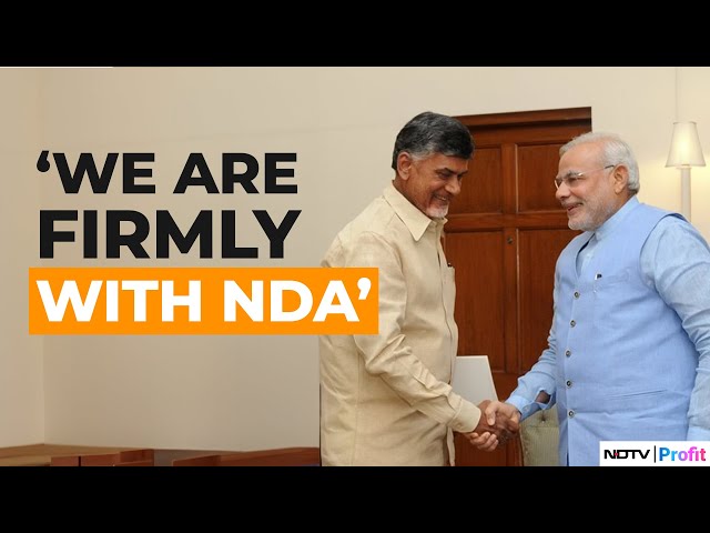 WATCH: Chandrababu Naidu Affirms Support For NDA & PM Modi