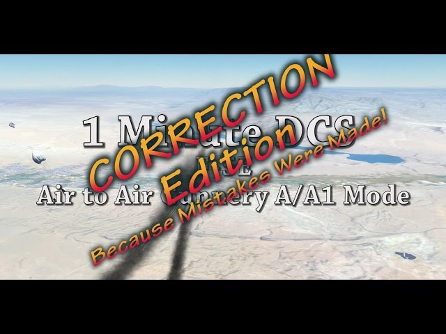 1 Minute DCS - F-5E Air to Air Guns AA1 Mode Correction Edition