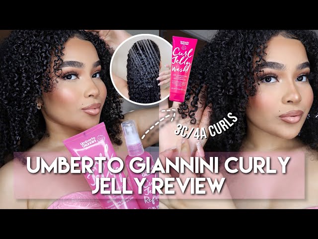 UMBERTO GIANNINI CURL JELLY REVIEW | Wash Day & Curly Hair Routine | FOR ALL CURL TYPES