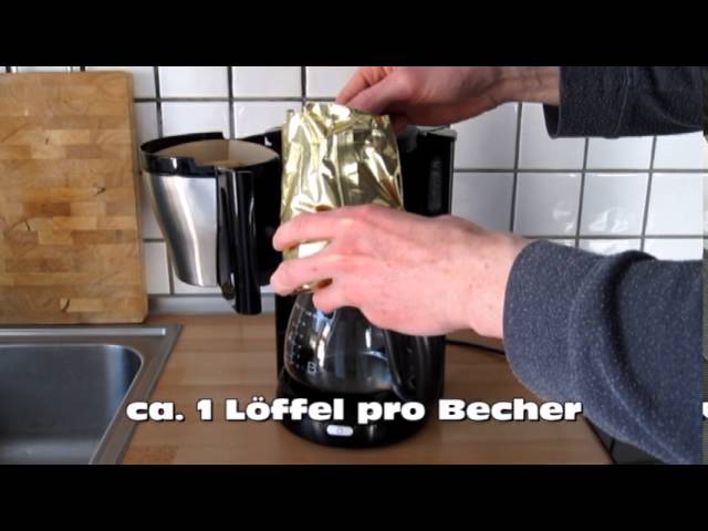 Kaffee kochen - ganz einfach (Philips HD7566/20)
