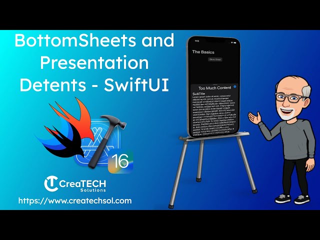 BottomSheets and PresentationDetents in SwiftUI