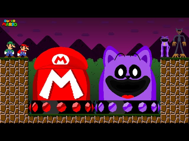 Mario vs Ultimate Mario and CAT NAP Switch (Poppy Playtime 3) | Game Animation