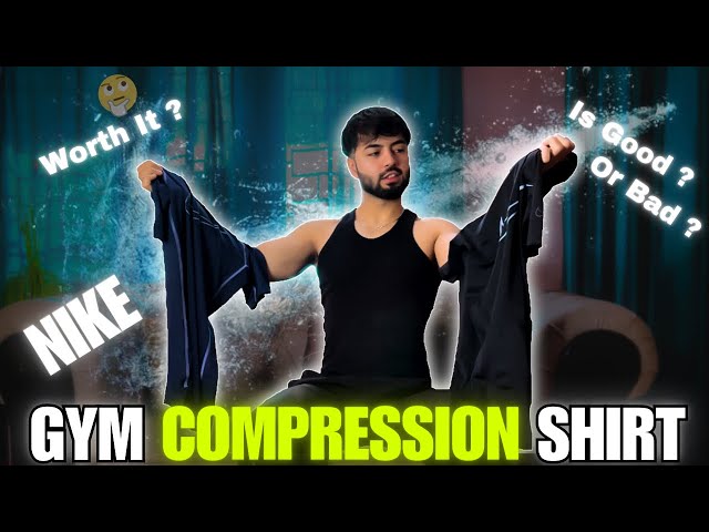 Unboxing and Trying on the Craziest Gym Compression T-Shirt from Nike