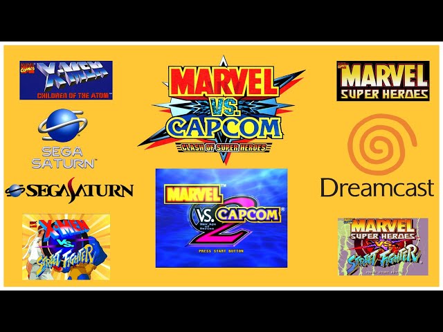 Marvel Fighting Game Intros on Sega Consoles (1994-2000)