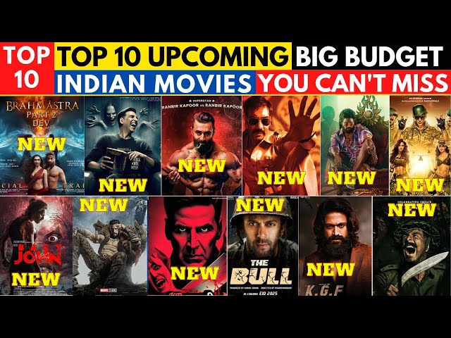 Top 10 Upcoming Big Budget Indian Movies You Can't Miss