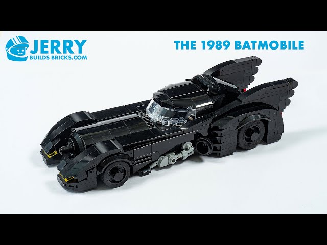 Custom LEGO 1989 Batmobile Instructions (MOC #140)