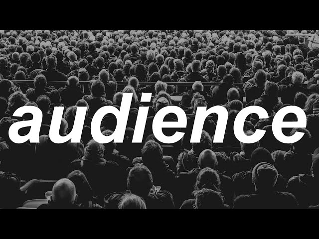 being mindful about cultivating the audience you want
