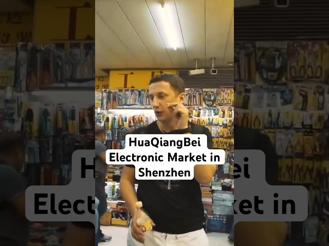 HuaQiangBei Electronic Market in Shenzhen #shenzhen #china #topbusinessidea
