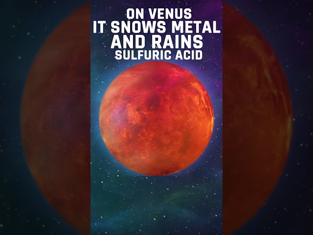Venus: The planet of acid rain and clouds!