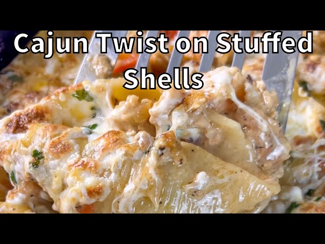 Satisfy Your Cravings with Cajun Chicken stuffed pasta shells