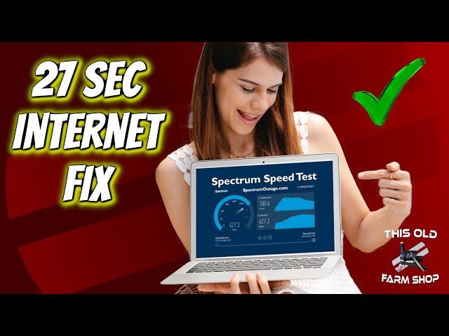 Reset Spectrum Router & Fix Red Light (No Internet?) - 27 Second Fix