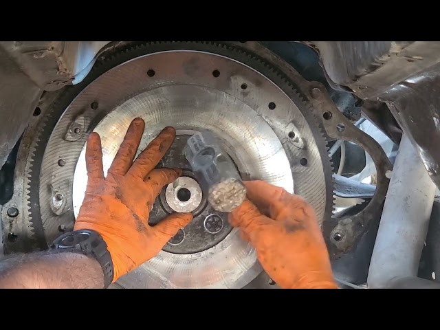 Fastest way to remove clutch pilot bearing super easy