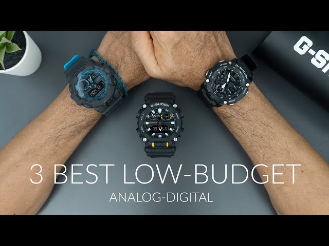 3 BEST LOW-BUDGET ANALOG-DIGITAL | CASIO G-SHOCK GA-700SE, GA-900 & GA-2000