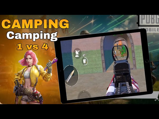Most Intense CAMPAIGN camping 1 vs 4 in BGMI Aggressive Clutch