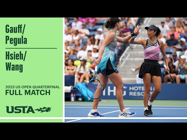 Hsieh/Wang vs. Pegula/Gauff Full Match | 2023 US Open Quarterfinal
