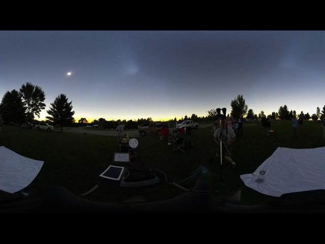 VR Eclipse 2017 Beaver Dick Park Idaho  4:30 min to transition